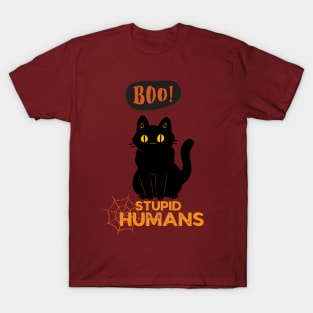 Boo Stupid Humans T-Shirt